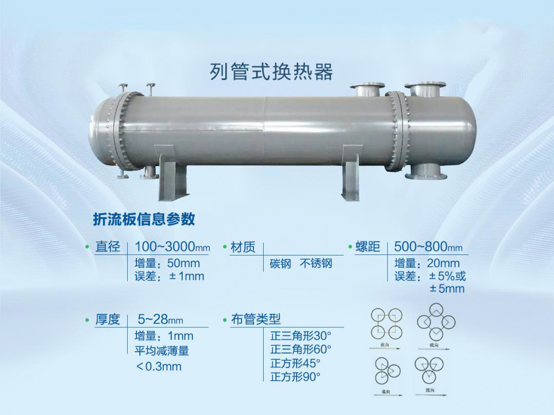广安列管式换热器